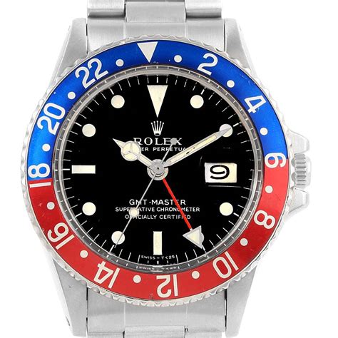 rolex gmt blue-red bezel|genuine rolex bezel.